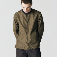Taion Non Down Military Reversible Crew Neck Cardigan Black - Parasol Store