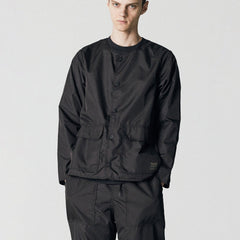 Taion Non Down Military Reversible Crew Neck Cardigan Black - Parasol Store