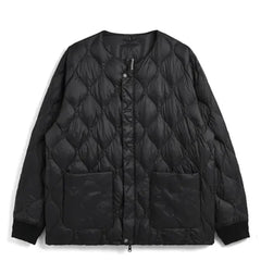 Taion Reversible MA-1 Type Inner Down Jacket Black / Black - Parasol Store