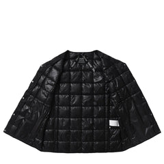 Taion V Neck Button Down Jacket Black - Parasol Store