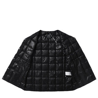 Taion V Neck Button Down Jacket Black - Parasol Store