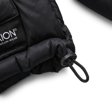 Taion Volume Hood Down Jacket Black - Parasol Store