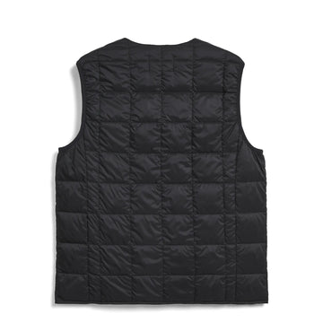 Taion Womens Crewneck Button Down Vest Black