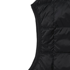 Taion Womens Crewneck Button Down Vest Black