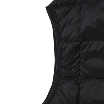 Taion Womens Crewneck Button Down Vest Black