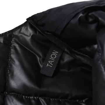 Taion Womens Crewneck Button Down Vest Black