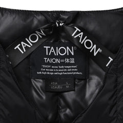 Taion Womens Crewneck Button Down Vest Black