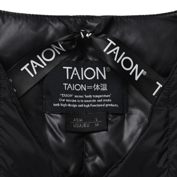 Taion Womens Crewneck Button Down Vest Black