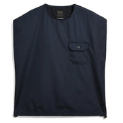 Taion Womens Military No Sleeve Cut Sew Gilet Navy - Parasol Store