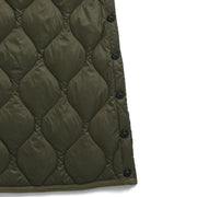 Taion Womens Military Snap Button Down Skirt Dark Sage Green - Parasol Store