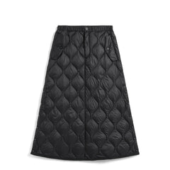 Taion Womens Military Snap Button Down Skirt Soft Shell Black - Parasol Store
