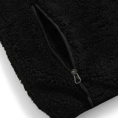 Taion Womens Pull Over Boa Hi Neck Jacket Black / Black - Parasol Store