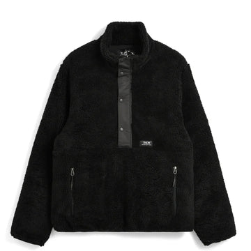 Taion Womens Pull Over Boa Hi Neck Jacket Black / Black