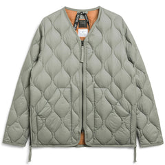 Taion Womens Soft Shell Liner Jacket Dark Sage Green Taion