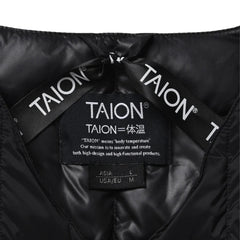 Taion Womens V-Neck Button Down Vest Black - Parasol Store