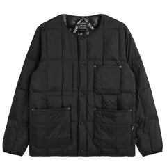 Taion Work Crew Neck Down Jacket Black - Parasol Store
