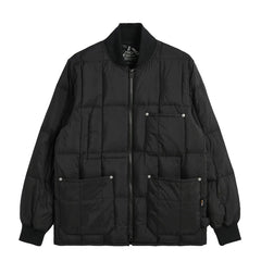 Taion Work W-Zip Lib Down Jacket Black - Parasol Store