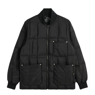 Taion Work W-Zip Lib Down Jacket Black
