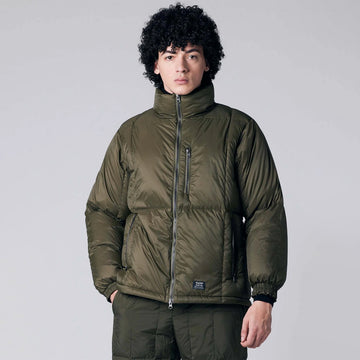 Taion Work W-Zip Volume Down Jacket Black