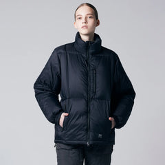 Taion Work W-Zip Volume Down Jacket Black - Parasol Store