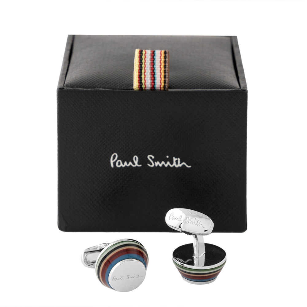 Paul Smith Taper Logo Cufflinks Multicolour