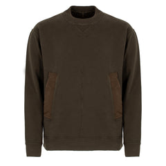 Ten C Crew Sweatshirt Felpa Girocollo Green - Parasol Store