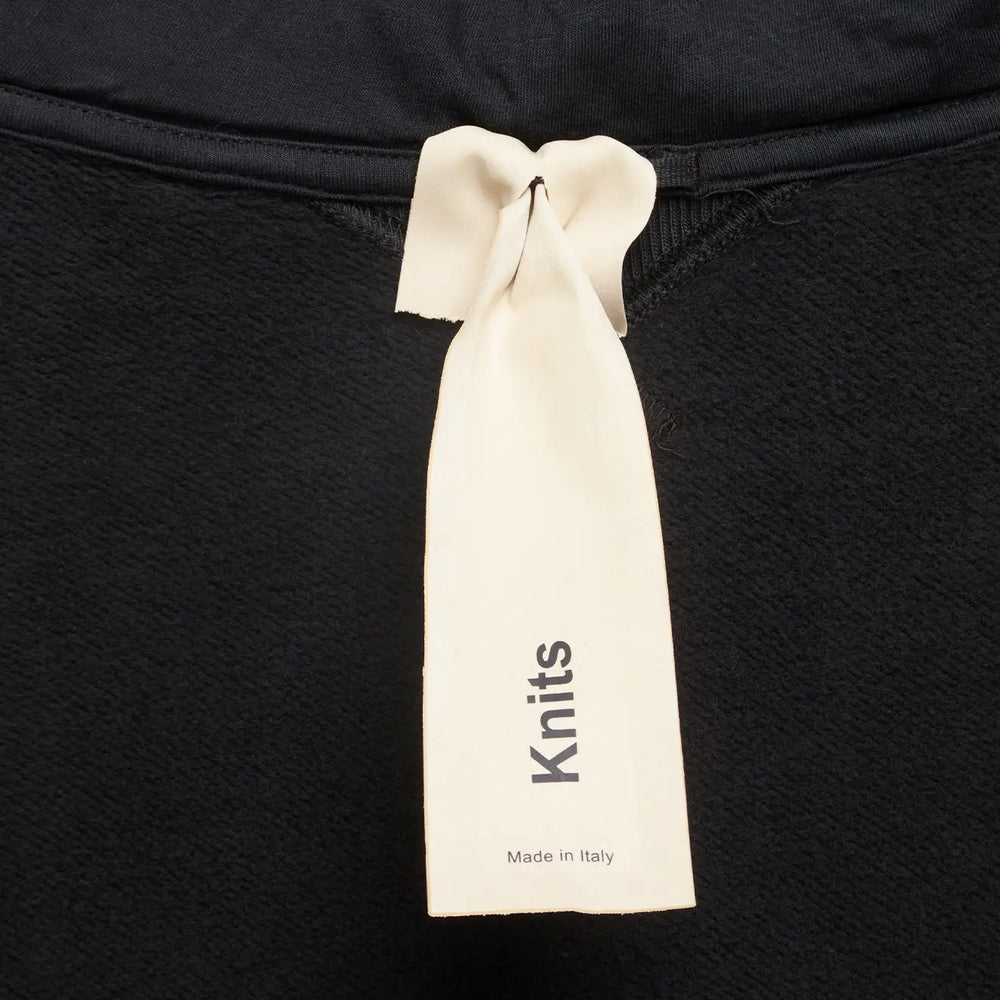 Ten C Felpa Aperta Cappucio Hooded Sweat Black - Parasol Store