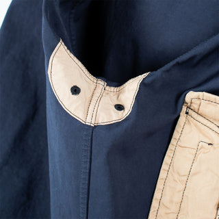 Ten C Hooded 2 Pocket Tempest Jacket Navy - Parasol Store