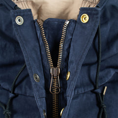 Ten C Hooded 2 Pocket Tempest Jacket Navy - Parasol Store