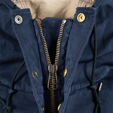 Ten C Hooded 2 Pocket Tempest Jacket Navy - Parasol Store
