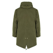 Ten C Hooded Parka Jacket Green - Parasol Store