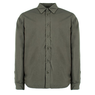 Ten C L/S Quited Camicia Imbottita Manica Shirt Green - Parasol Store