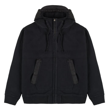 Ten C Open Hooded Sweatshirt Black - Parasol Store