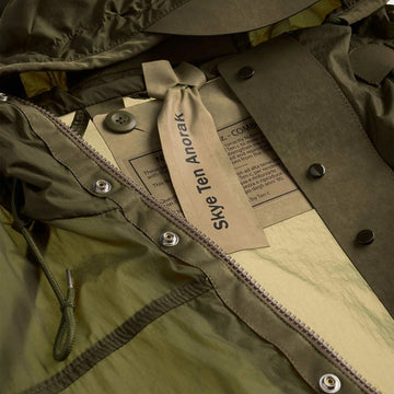 Ten C Skye Ten Anorak Olive Green - Parasol Store