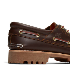 Timberland Authentic 3-Eye Lug Handsewn Boat Shoe Brown - Parasol Store