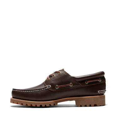 Timberland Authentic 3-Eye Lug Handsewn Boat Shoe Brown - Parasol Store