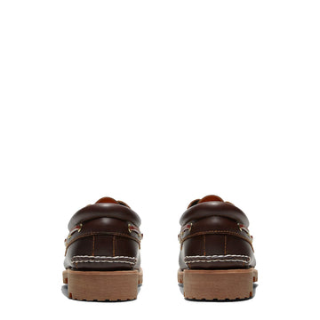Timberland Authentic 3-Eye Lug Handsewn Boat Shoe Brown - Parasol Store