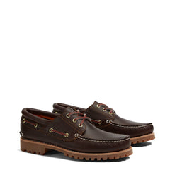 Timberland Authentic 3-Eye Lug Handsewn Boat Shoe Brown - Parasol Store
