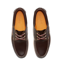 Timberland Authentic 3-Eye Lug Handsewn Boat Shoe Brown - Parasol Store
