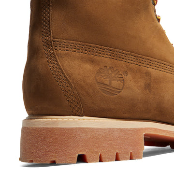 Timberland Premium 6-Inch Lace Waterproof Boot Dark Wheat Nubuck