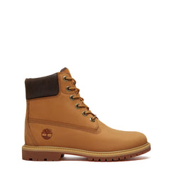 Timberland Womens 6-Inch Lace Waterproof Boot Wheat Nubuck