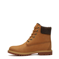 Timberland Womens 6-Inch Lace Waterproof Boot Wheat Nubuck