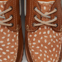 Timberland Womens Authentic 3-Eye Boat Shoe Mid Brown Full Grain Natural