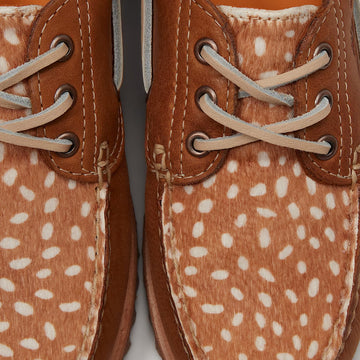 Timberland Womens Authentic 3-Eye Boat Shoe Mid Brown Full Grain Natural