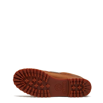 Timberland Womens Authentic 3-Eye Boat Shoe Mid Brown Full Grain Natural