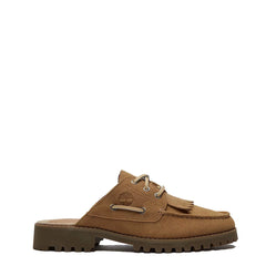 Timberland Womens Mix Tape Authentic Mule Beige - Parasol Store