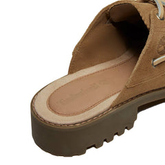 Timberland Womens Mix Tape Authentic Mule Beige - Parasol Store