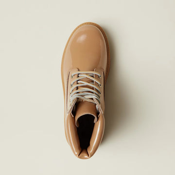 Timberland Womens Stone Street 6-Inch Waterproof Platform Boot Beige - Parasol Store