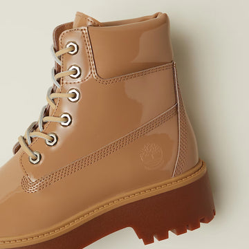 Timberland Womens Stone Street 6-Inch Waterproof Platform Boot Beige - Parasol Store