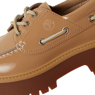Timberland Womens Stone Street Platform Boat Shoe Beige - Parasol Store